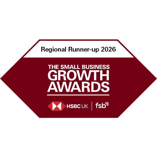 Small Business Growth Awards 2026 regional runner-up, awarded to NeuroFX